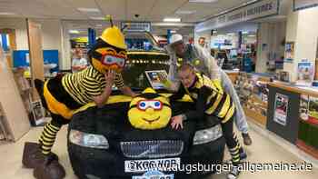 Wohltätigkeits-Rallye macht Halt in der Neu-Ulmer Kartbahn