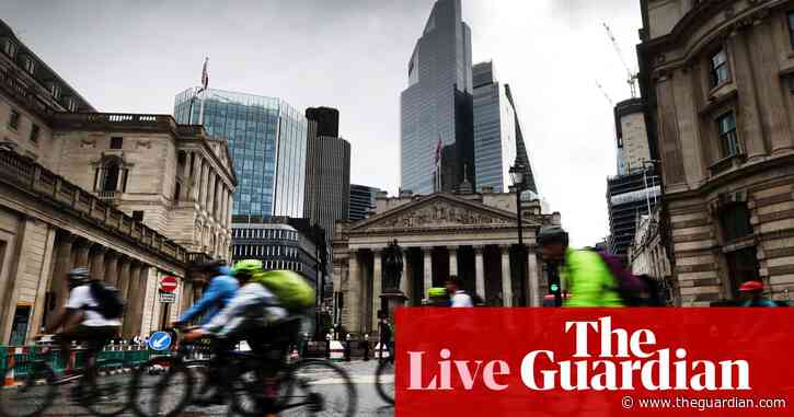 Bank of England governor predicts ‘quite marked’ fall in inflation – business live