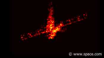 Here's our last look at Europe's Aeolus satellite falling to its fiery death (photo)