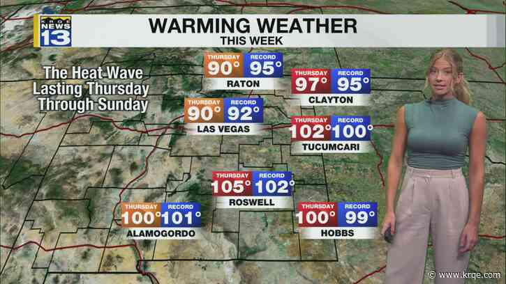 Record heat returns around New Mexico