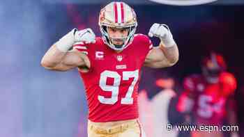 Source: 49ers, Bosa reach 5-yr., $170M extension