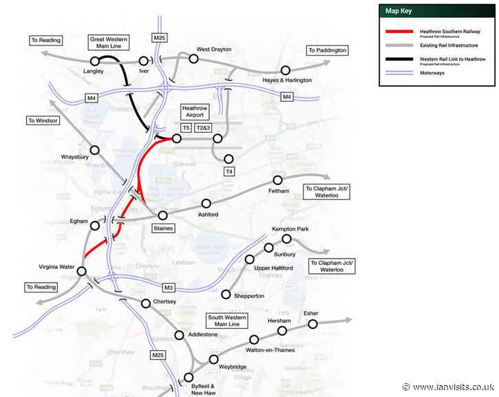 Mayor supports southern rail link to Heathrow Airport