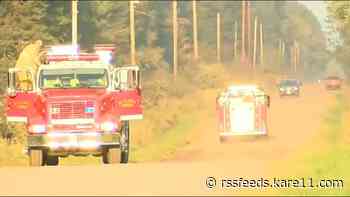 Crews resume wildfire fight in Carlton County