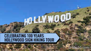 Hiking tour celebrates iconic Hollywood Sign's 100th anniversary