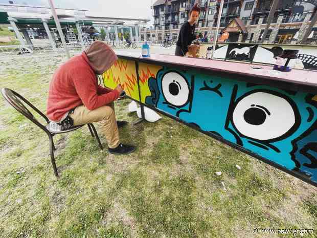 Canadian Ski Resorts Hires Local Artists To Paint Terrain Park Features