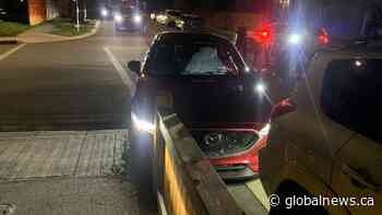 Crystal meth, fentanyl recovered from Cochrane ditch after stolen SUV getaway attempt