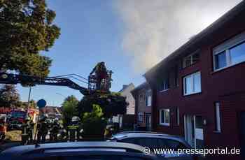 FW-WRN: FEUER_3 - LZ1 - LZ3 - MFH / Rauch / Feuer / Meldende noch im Haus
