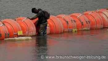 Texas soll umstrittene schwimmende Grenzbarriere entfernen