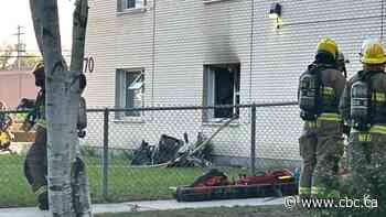 Fire in Charleswood apartment suite sends one to hospital
