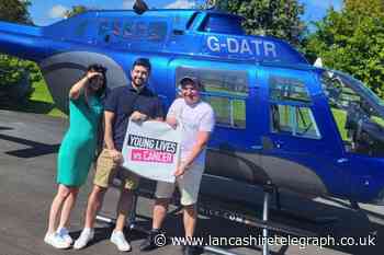 Dave Fishwick takes Burnley teen with cancer on helicopter
