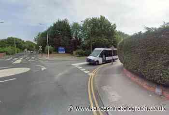 Road closure as pedestrian hit by bus after crash