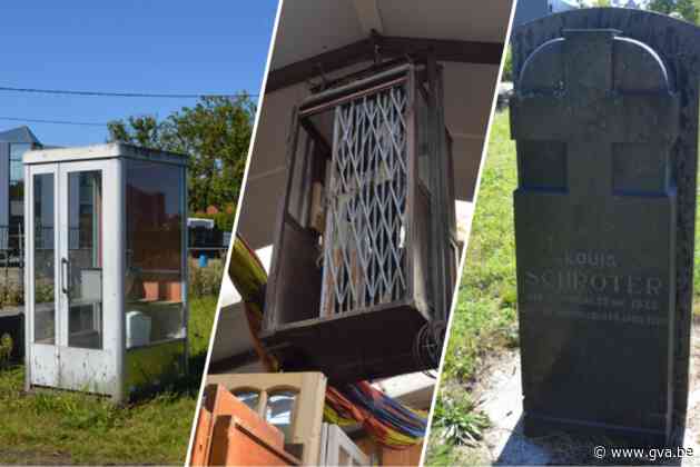 Van oude telefooncel tot grafzerk uit 1910: antiekhandelaar lokt veel buitenlandse klanten met rariteitenkabinet langs gewestweg in Oostmalle