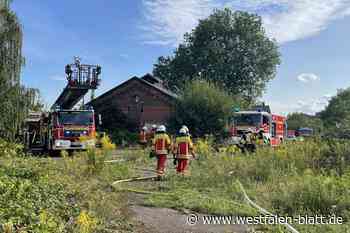 Nach Feuer am Fort A in Minden: Polizei ermittelt wegen Brandstiftung
