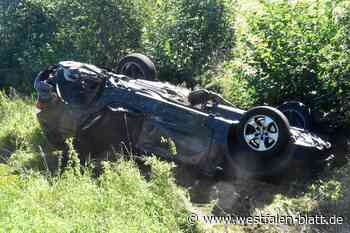 Zwei Schwerverletzte bei Unfall auf L755 bei Nieheim