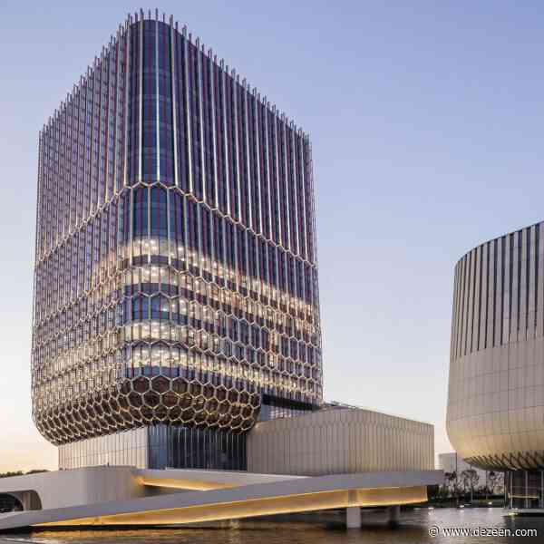 Benzene rings inform patterned facades of Ascentage Pharmaceutical Headquarters
