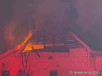 Durham home goes up in flames Thursday morning