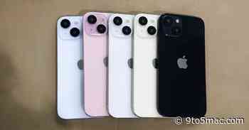 Here’s another look at the rumored boring new colors for the iPhone 15
