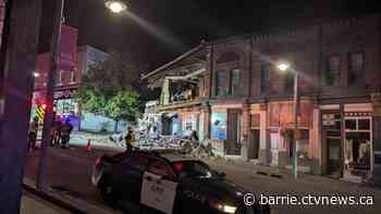 Apartment building collapses on Penetanguishene, Ont. Main Street