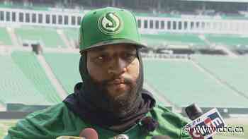 Sask. Roughriders' Robertson talks about suspension after headbutting Winnipeg QB