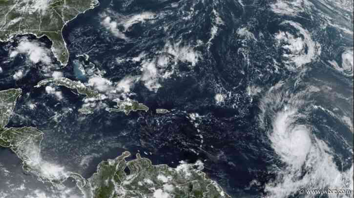 Hurricane Lee charges through open Atlantic waters as it approaches northeast Caribbean
