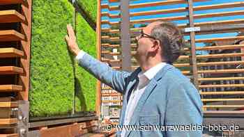 „CO2-Schlucker“: Ab jetzt filtert der City Tree die Luft in Calw