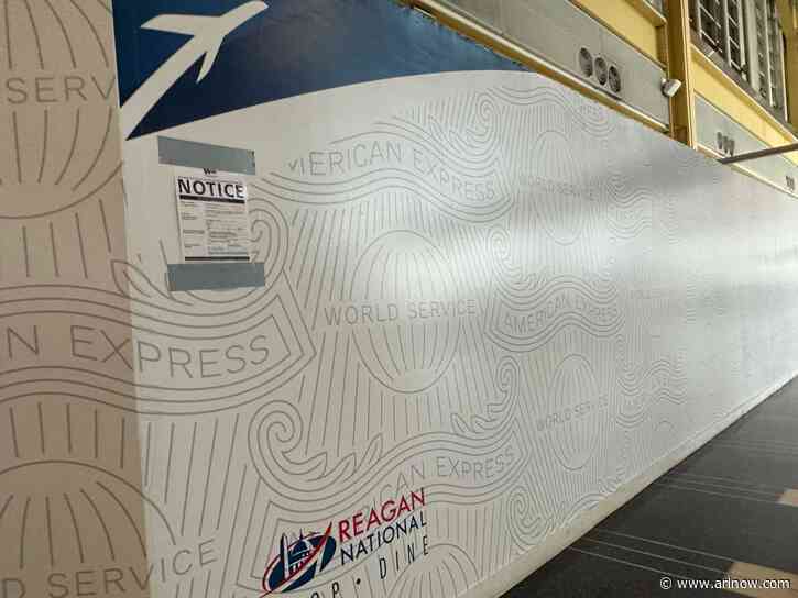 Under construction Centurion Lounge at DCA shows new signs of progress