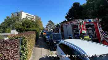 Feuerwehreinsatz in Blaustein: Oberste Wohnung in Hochhaus brennt