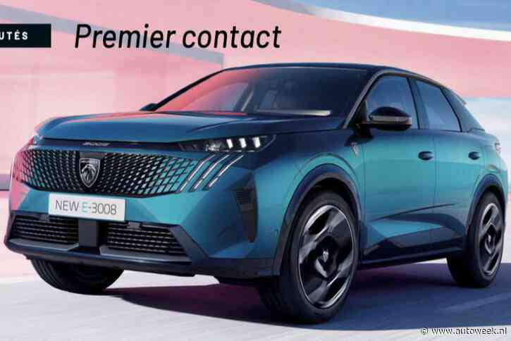 Peugeot e-3008 te vroeg online verschenen