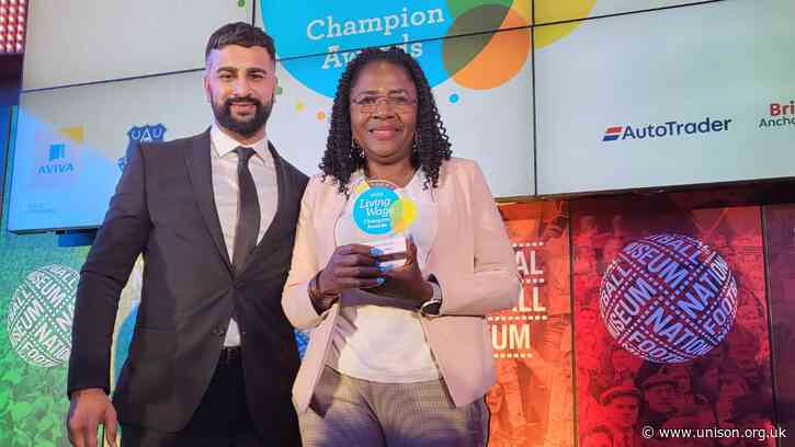 UNISON vice president leads organising team in care pay wins