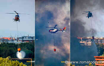 LETTORI - Incendio fotografato da via della Magliana