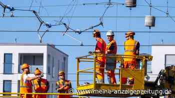 Bagger beschädigt Oberleitung - Bahnchaos in München
