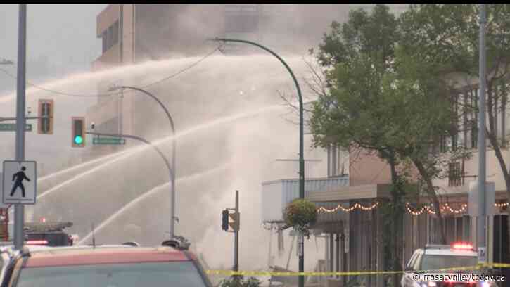 Police say individuals broke into building prior to explosion in Prince George