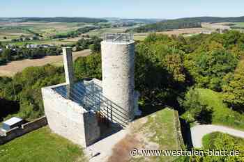 Kugelsburg in Volkmarsen hat jetzt ein Dach
