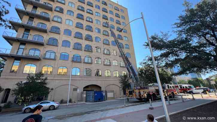 AFD responds after apartment unit in downtown high-rise catches fire
