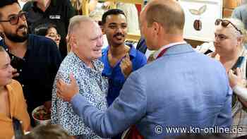 Paul Gascoigne küsst Prinz William – und sorgt für einen kleinen Skandal