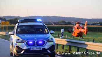 Fotos vom schweren Motorrad-Unfall bei Ampfing am 7. September