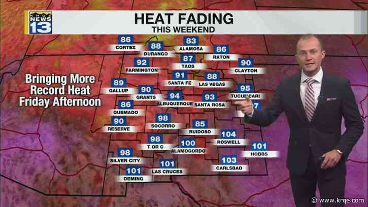 Heat continues into Friday