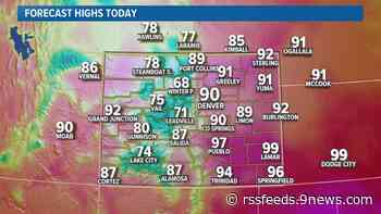 Sunshine and lower 90s today, Friday but changes for the weekend