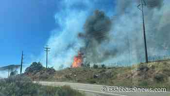 Fire closes portions of I-70, US 6 in Colorado mountains