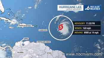 Hurricane Lee rapidly strengthens to a Category 5 storm