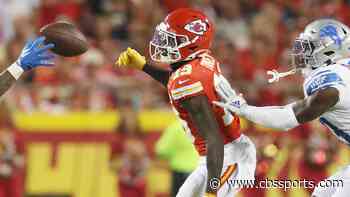 Chiefs' Kadarius Toney, Skyy Moore falter in Travis Kelce's absence as drop-filled night fuels loss to Lions