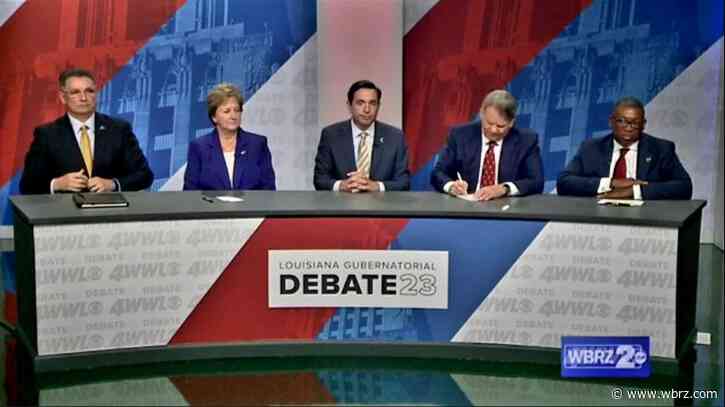 Candidates tackle issues, as well as absent opponent, in gubernatorial debate