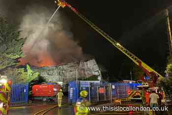 Roads closed after fire in Shakespeare Road Lambeth: LIVE