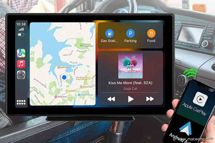 Upgrade any car with $184 off this 9″ Car Play compatible display