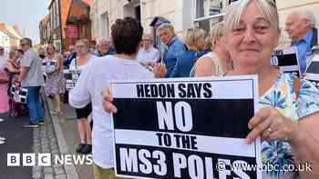 Protest in Hedon over plans to erect broadband poles in town