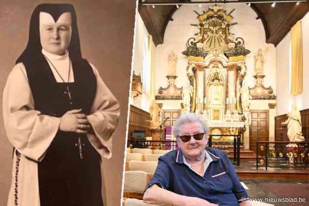 70 jaar geleden deed zuster Martine (91) haar intrede in klooster, nu leidt ze er bezoekers rond: “De kapel blijft mijn favoriete plekje”