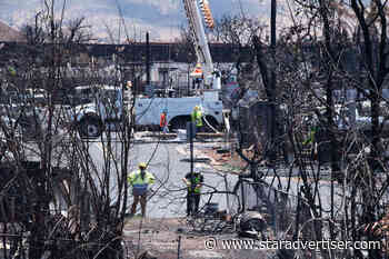 6 House working groups to study Lahaina fire’s aftermath