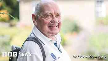 The 82-year-old who plays cricket wearing an oxygen tank