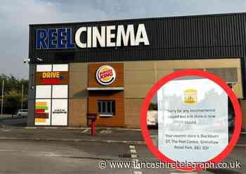 Burger King in Manchester Road, Burnley closed