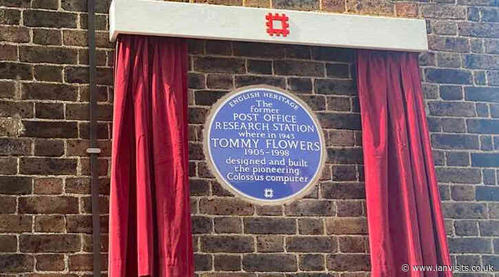 Blue Plaque honours Tommy Flowers, the man behind Alan Turing’s computer revolution